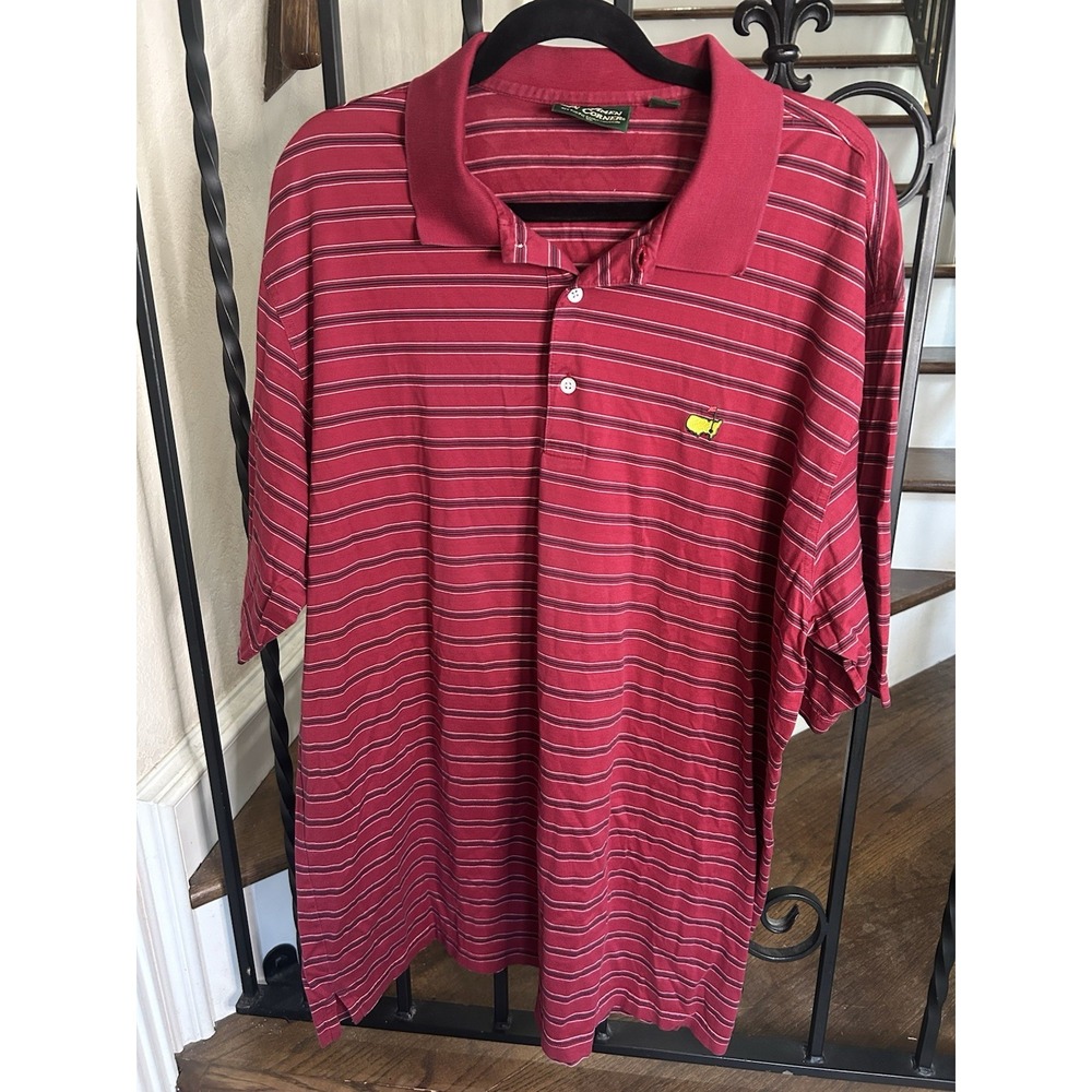 Men's Size XL Vintage Amen Corner Masters Golf Polo
